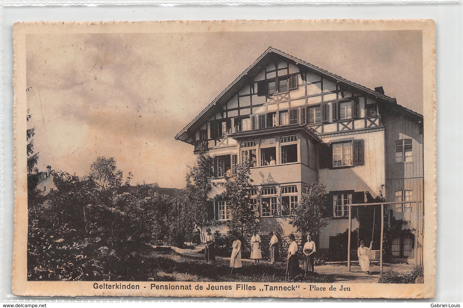 Gelterkinden Pensionnat De Jeunes Filles Tanneck - Place De Jeu - Gelterkinden