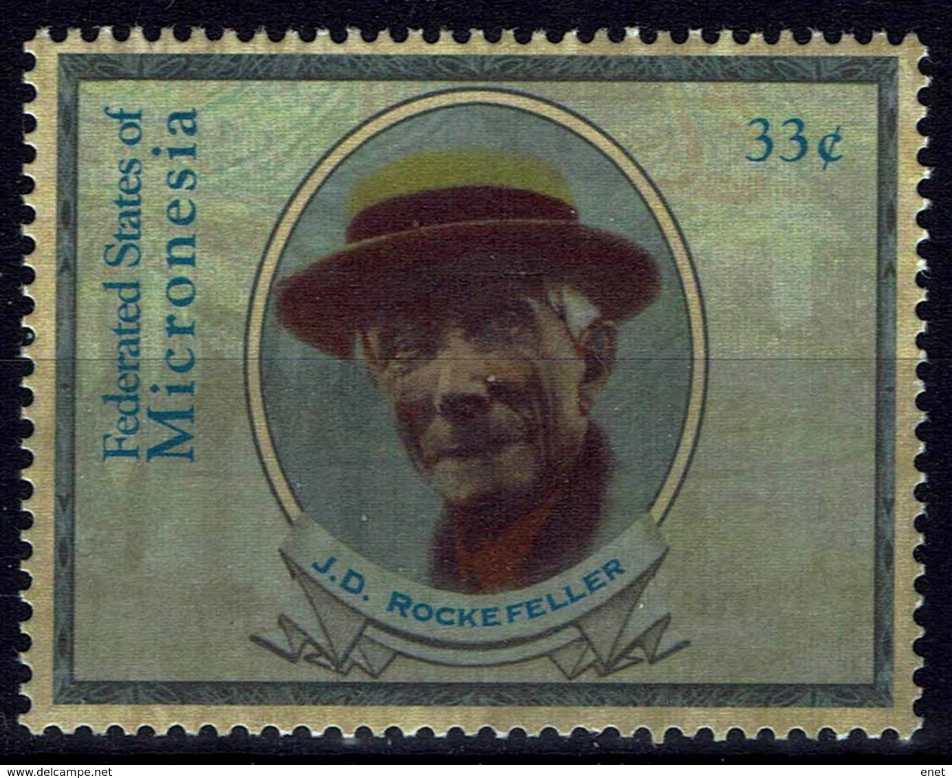 Mikronesien Micronesia 2000 - John Davison Rockefeller, Unternehmer - MiNr 989** - Sonstige & Ohne Zuordnung