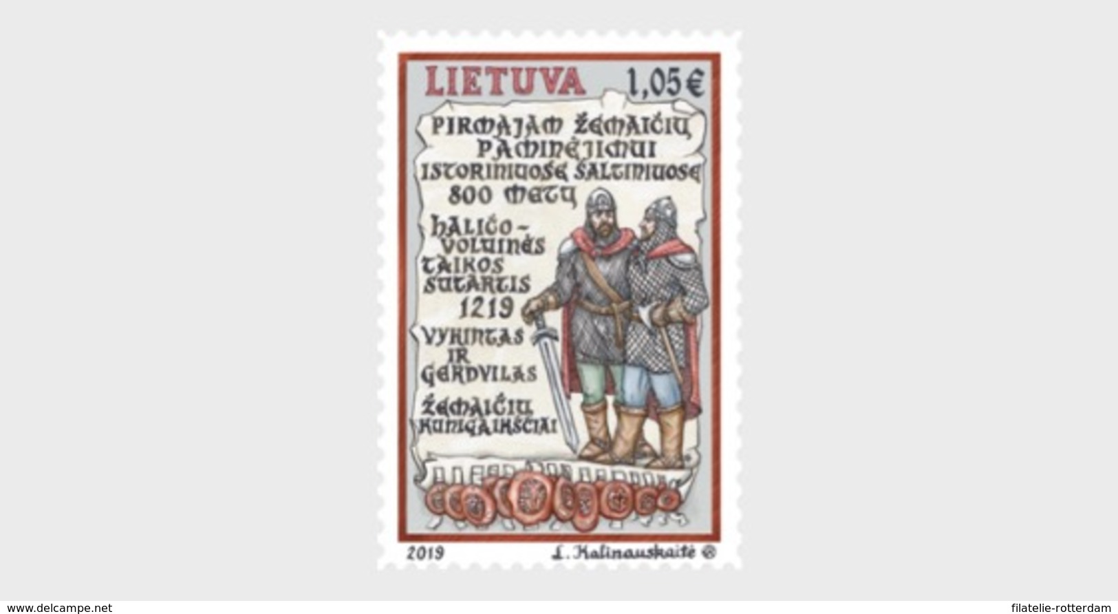 Litouwen / Lithuania - Postfris / MNH - Historische Bronnen 2019 - Litouwen