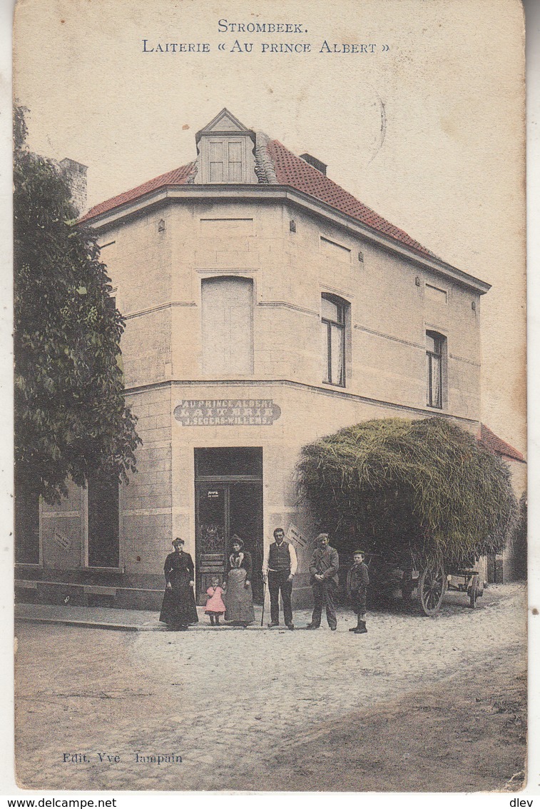 Strombeek - Laiterie "Au Prince Albert" - Geanimeerd - Phototypie Marco Marcovici, Brussel - Grimbergen