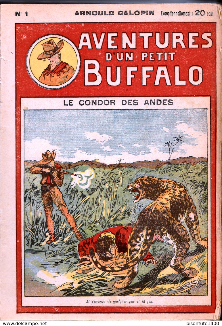 Tintin : " Les Aventures D'un Petit Buffalo " D' Arnould GALOPIN Aux Editions ALBIN Michel En 1930 : Volume 1. - 1901-1940