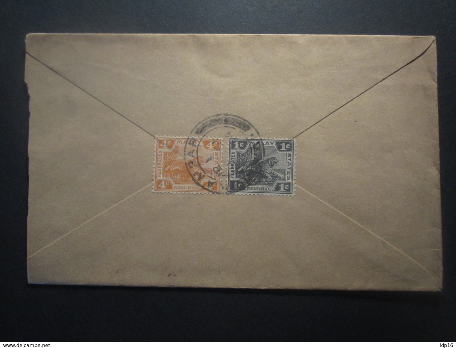 1934 MALAYA COVER To INDIA - Other & Unclassified