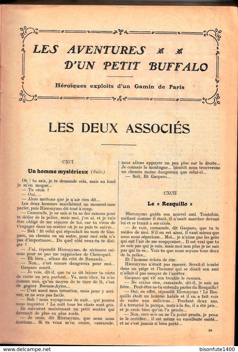 Tintin : " Les Aventures D'un Petit Buffalo " D' Arnould GALOPIN Aux Editions ALBIN Michel En 1931 : Volume 2. - 1901-1940