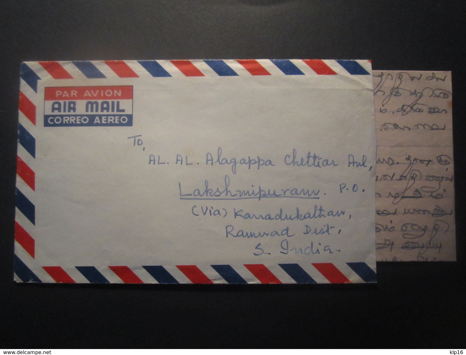 1960 MALAYA AIR MAIL COVER - Autres & Non Classés