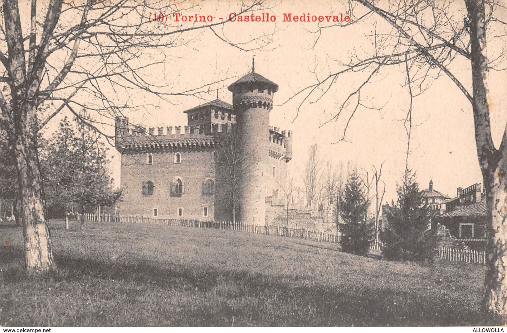 2345 "TORINO - CASTELLO MEDIOEVALE "CART. POST. ORIG. NON SPEDITA - Castello Del Valentino