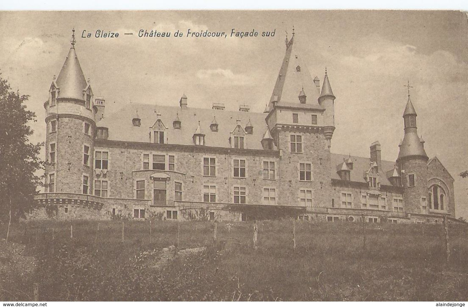 La Gleize - Château De Froidcour, Facade Sud - Edit. Ch. Fonzé-Bayar - Legia - 1928 - Stoumont