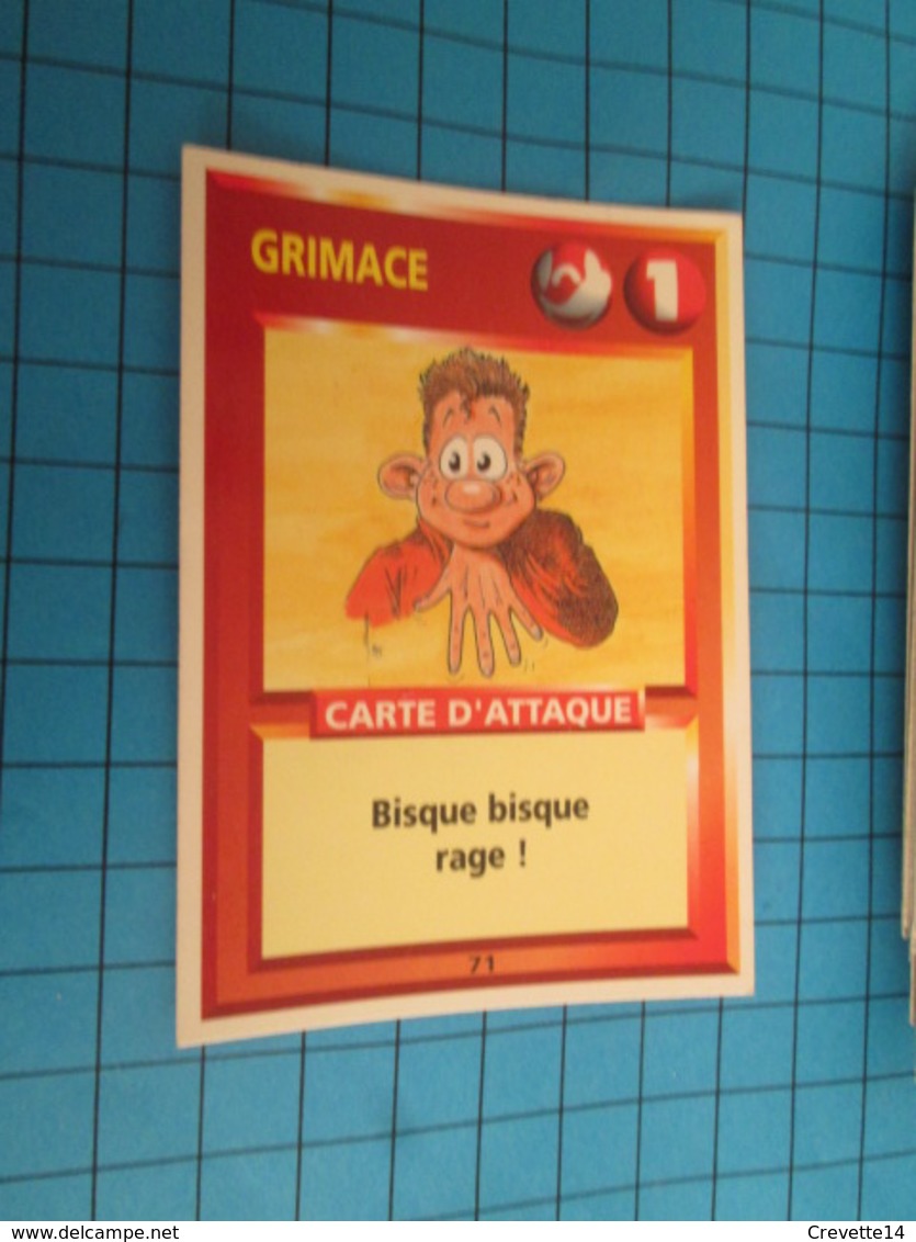 1551-1575 : TRADING CARD 1991 JEU "CANAILLES" PANINI / GRIMACE - BISQUE BISQUE RAGE - Autres & Non Classés