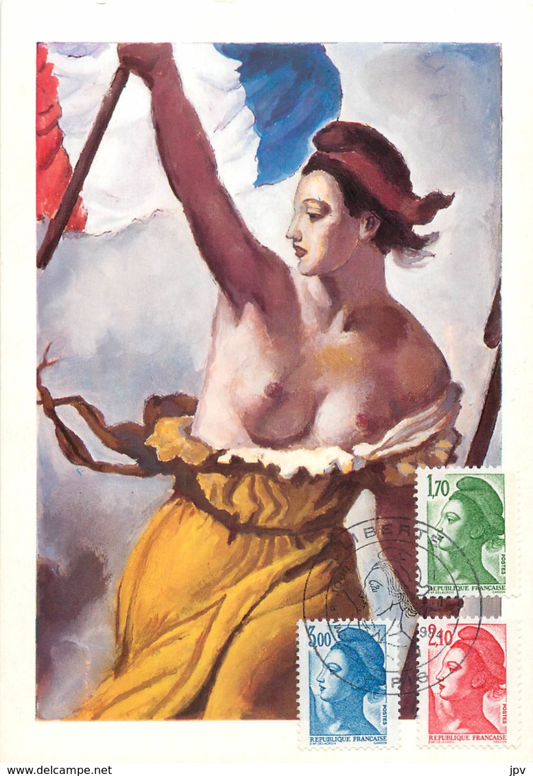 LOT DE 13 CARTES 1ER JOUR "LIBERTE DE GANDON" - 1980-1989