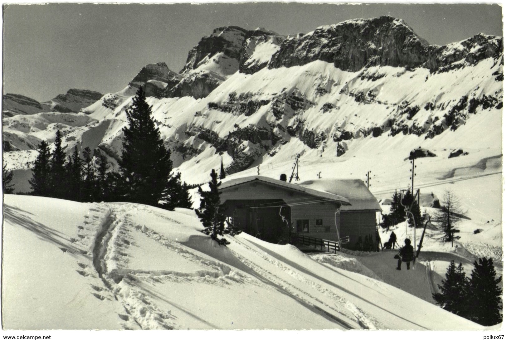 CPSM DE KANDERSTEG  (SUISSE)  SESSELBAHN STOCK-SUNNBÜHL - Kandersteg