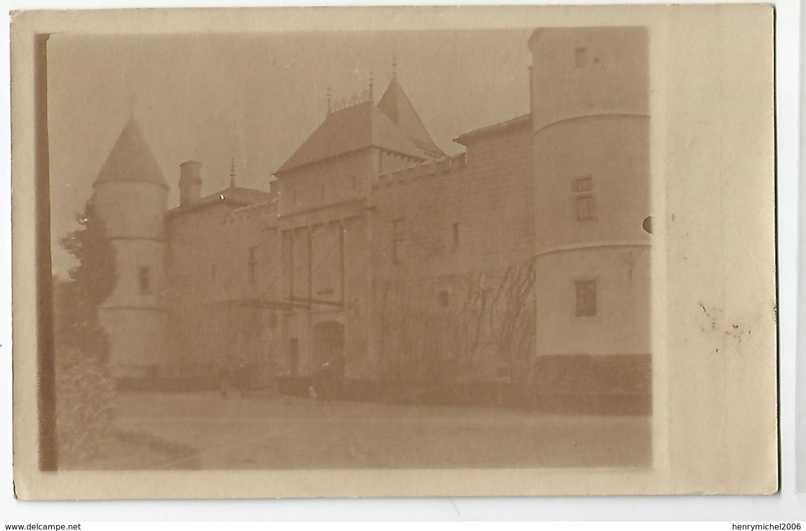 71 Saone Et Loire Chateau Varennes Les Macon Carte Photo  Chateau Fort Pont Levis - Autres & Non Classés