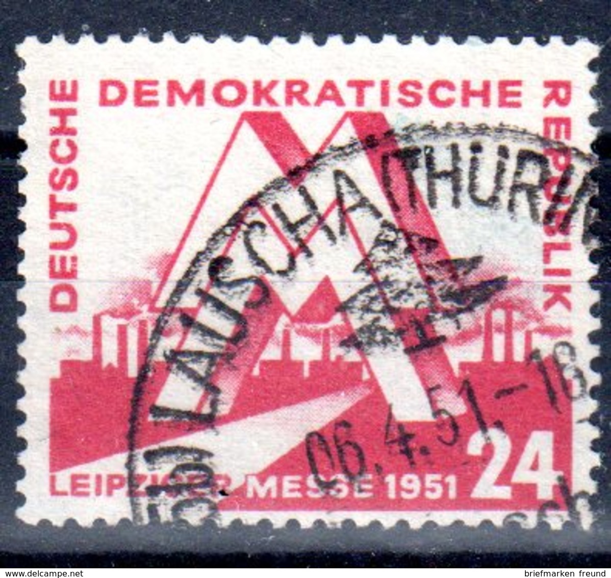 DDR 1951 Mi. 282 Leipziger Messe Gestempelt (S183) - Gebraucht