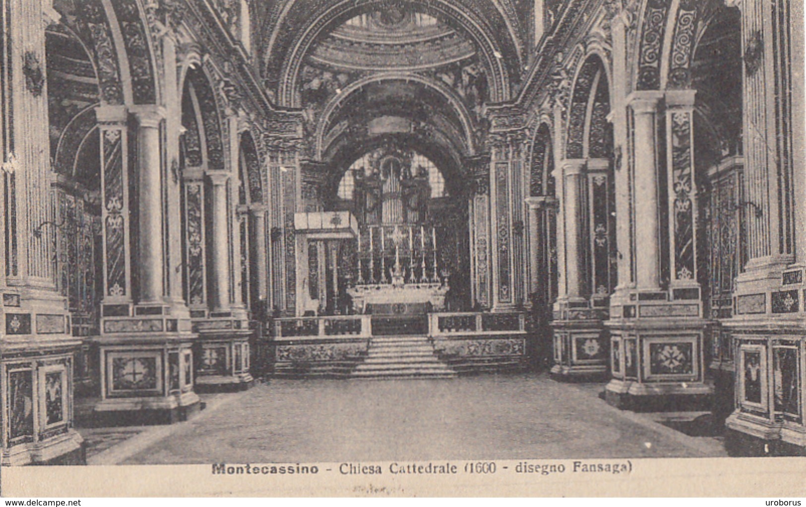 ITALY - Montecassino 1921 - Chiesa Cattedrale - Altri & Non Classificati