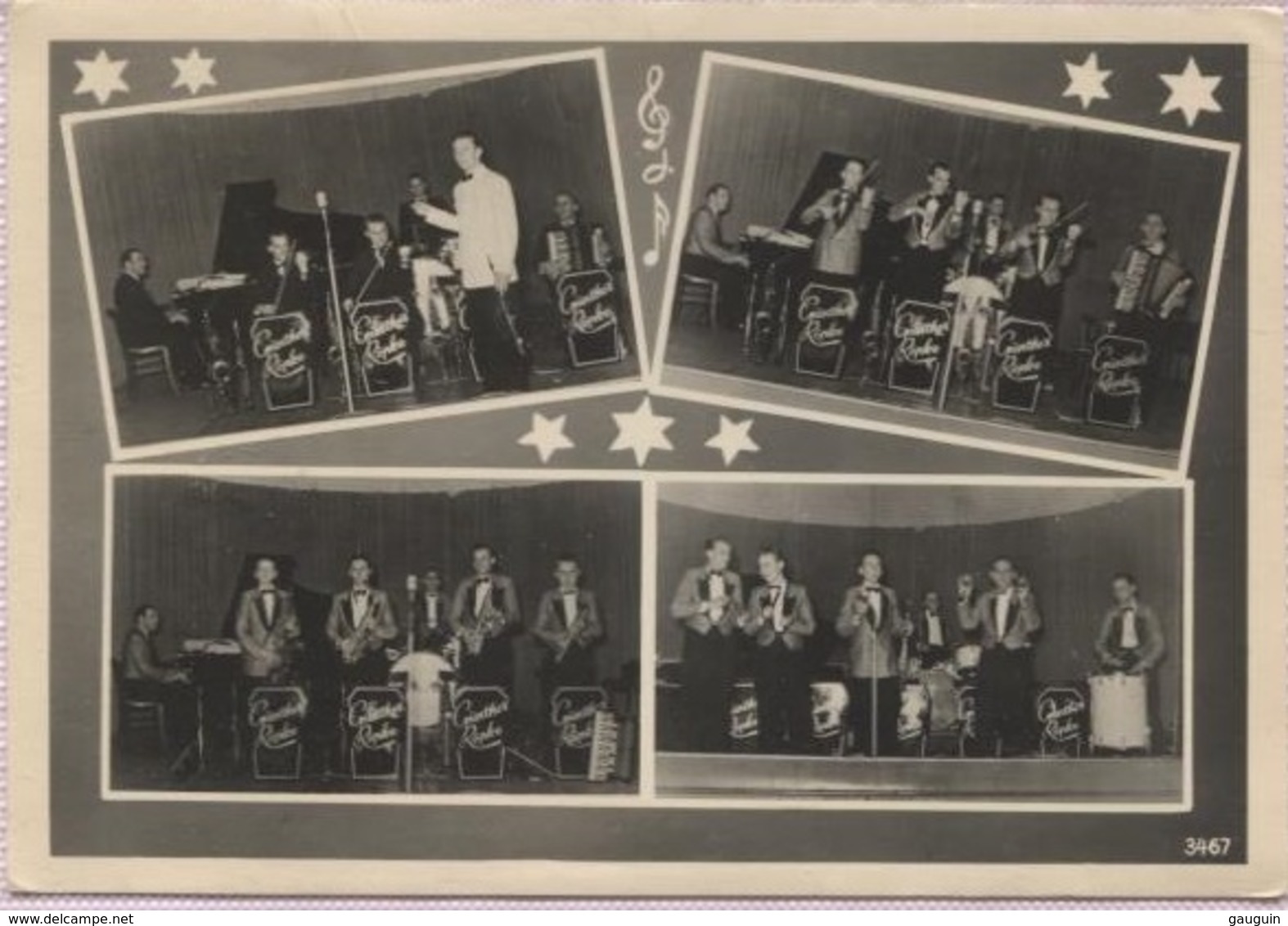 Carte-Photo - ORCHESTRE GÜNTHER RÖPKE - Légendée à Bad Oeynhausen 1952 - Bad Oeynhausen