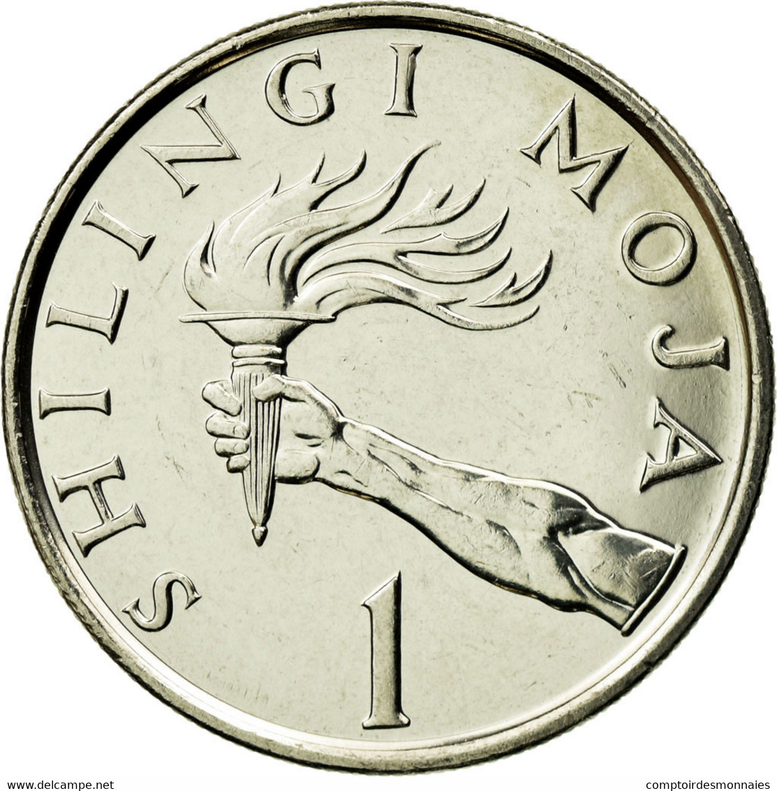 Monnaie, Tanzania, Shilingi, 1992, British Royal Mint, SPL, Nickel Clad Steel - Tanzanie