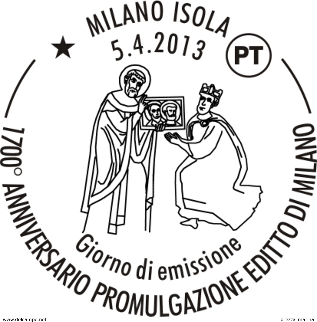 Nuovo - MNH - ITALIA - 2013 - 1700 Anni Dell'editto Di Milano - S.Silvestro Mostra A Costantino I ..- 1.90 - 2011-20:  Nuovi