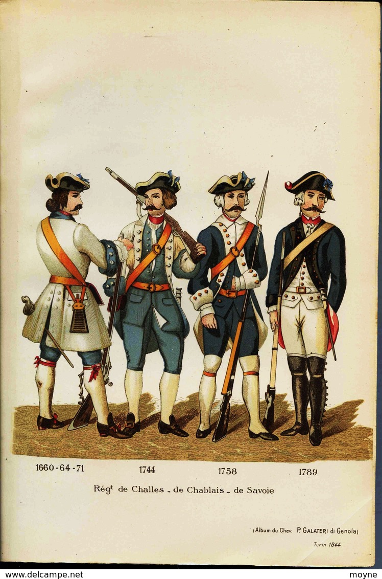 Militaria - E.O  LA BRIGADE DE SAVOIE - Par Le Baron DU BOURGET  (1660 - 1860) - RARE , Savoie Armée - Alpes - Pays-de-Savoie