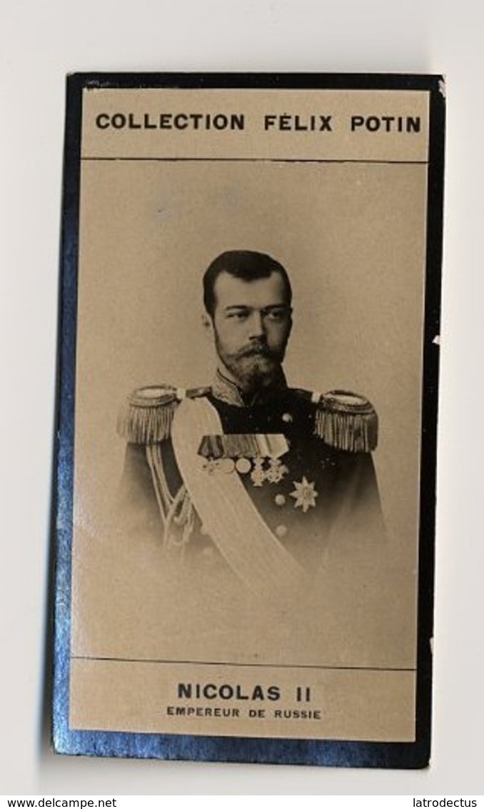 Collection Felix Potin - 1898 - REAL PHOTO - Nicolas II, Nikolaï Aleksandrovitch Romanov, Emperor Of Russia - Félix Potin