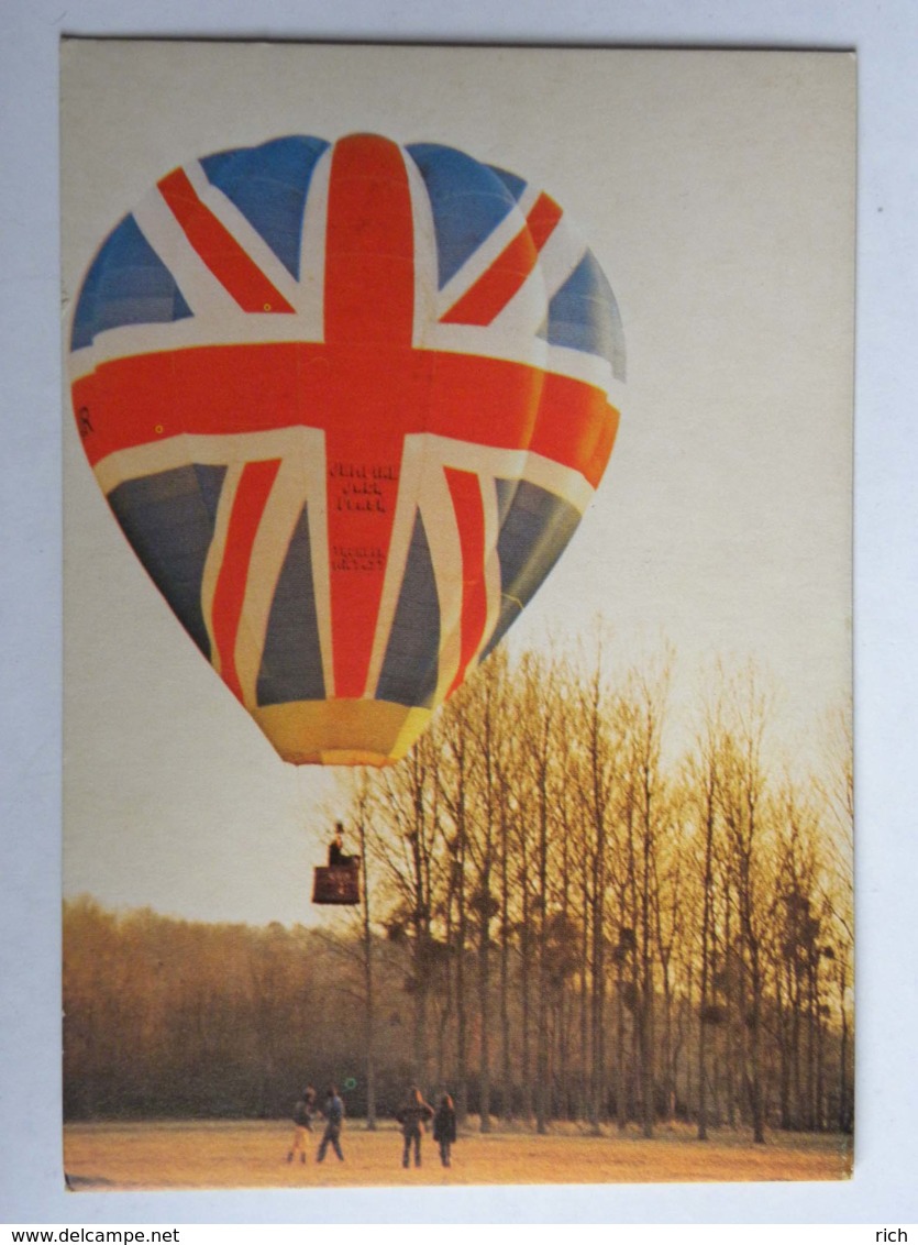 CP MONTGOLFIERE "Jumping Jack" Dans Le Ciel De Touraine (Thunder Baloon) - Montgolfières