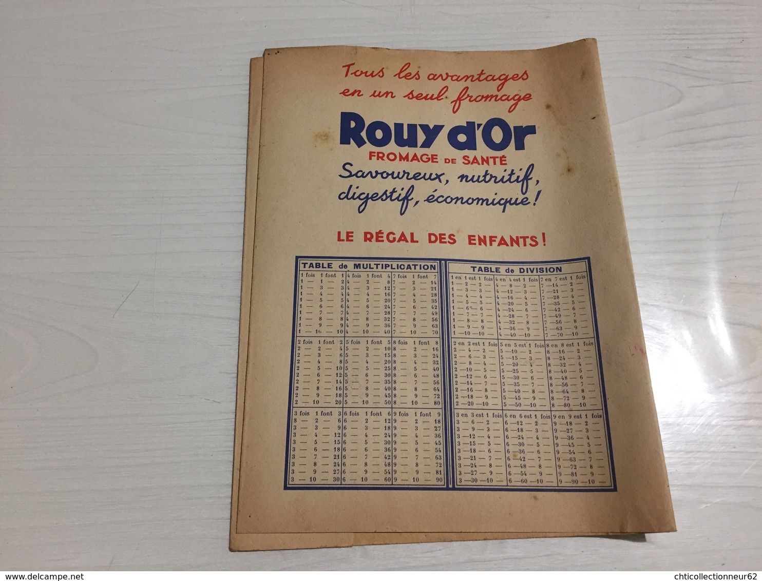 PROTÈGE CAHIER Ancien ROUY D’OR FROMAGE DE SANTÉ - Schutzumschläge