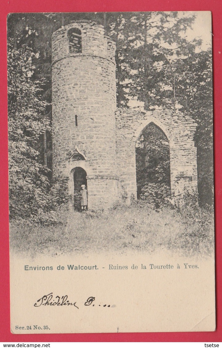 Yves-Gomzée  - Ruines De La Tourette - 1905 ( Voir Verso ) - Walcourt