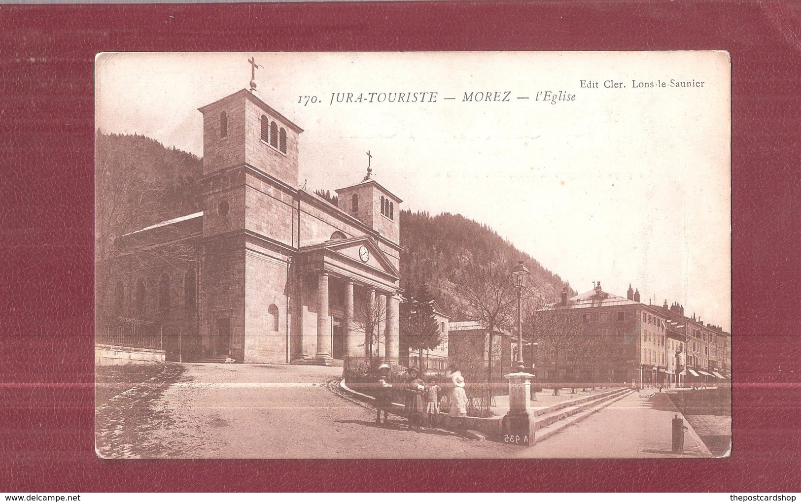 CPA 39 Jura - Touriste - Morez - L'Eglise EDIT CLER LONS LE SAUNIER Unused - Morez