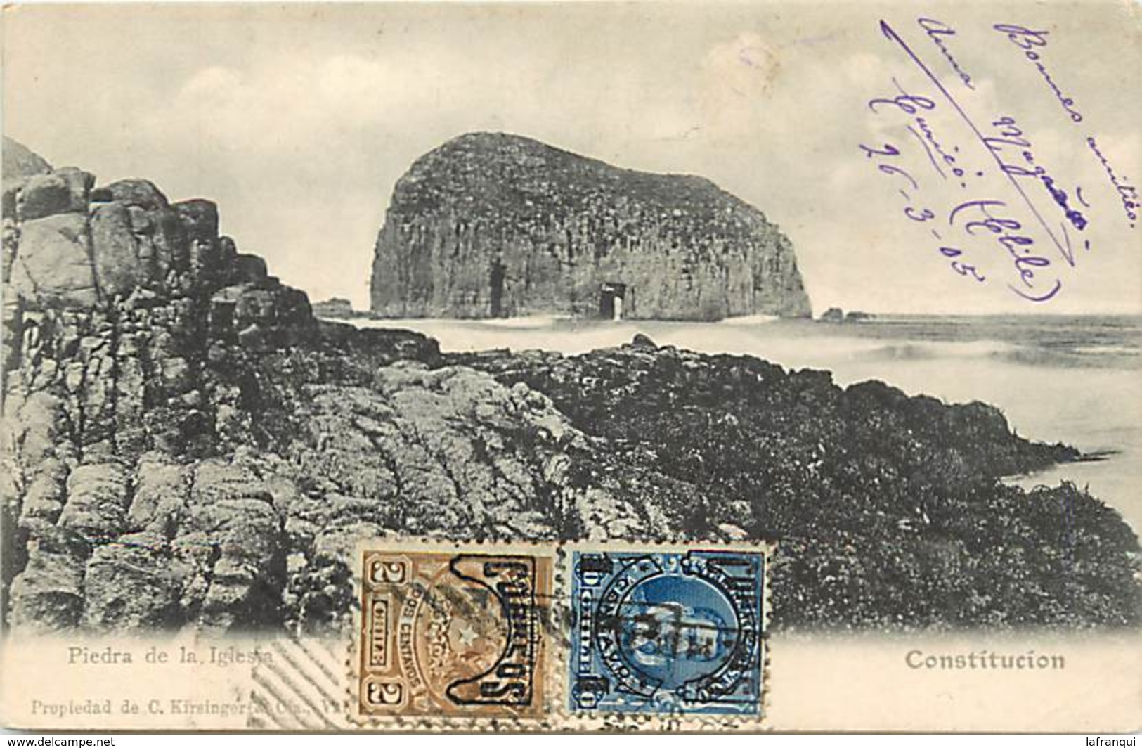 Pays Div -ref P939- Chili - Chile - Constitucion   -carte Bon Etat- - Chili