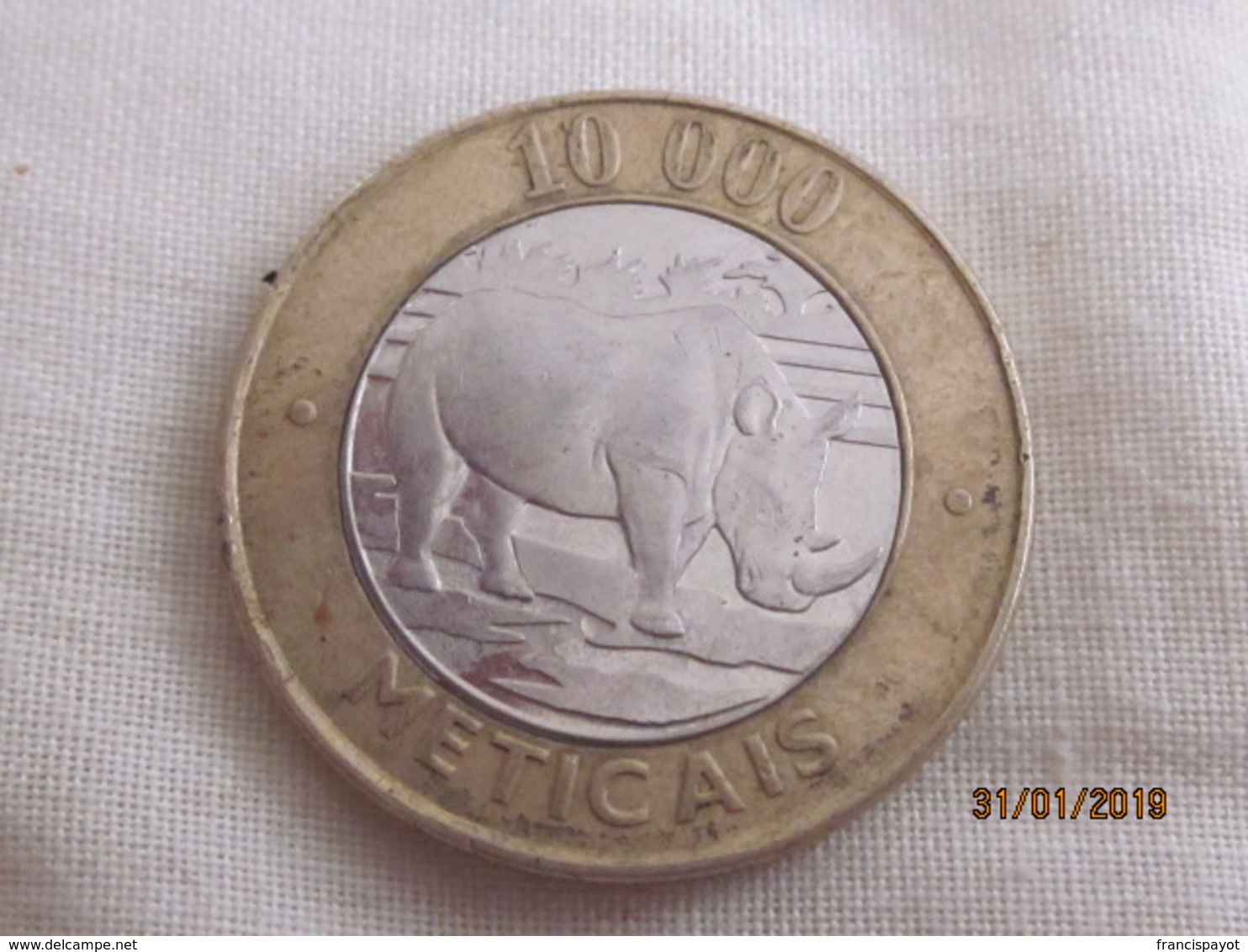 Mozambique: 10.000 Meticais 2003 - Mozambique