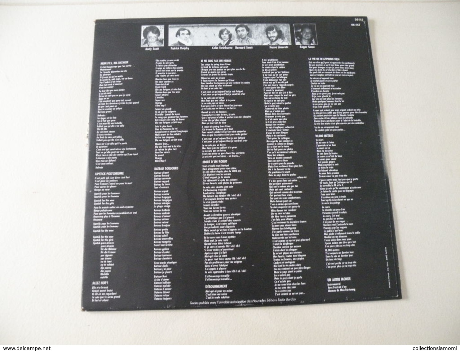 Daniel Balavoine 1980 - (Titres Sur Photos) - Vinyle 33 T LP - Autres - Musique Française