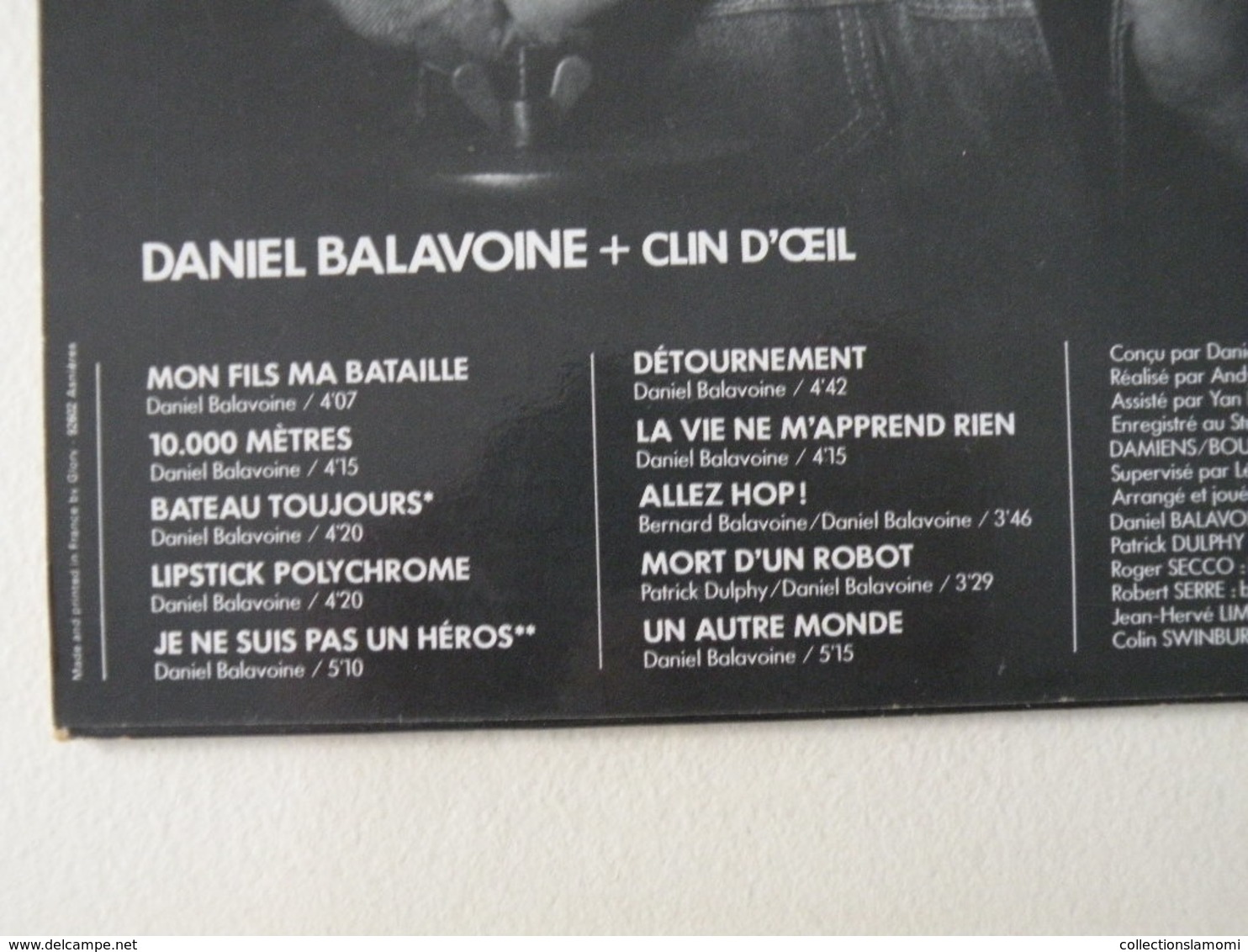 Daniel Balavoine 1980 - (Titres sur photos) - Vinyle 33 T LP