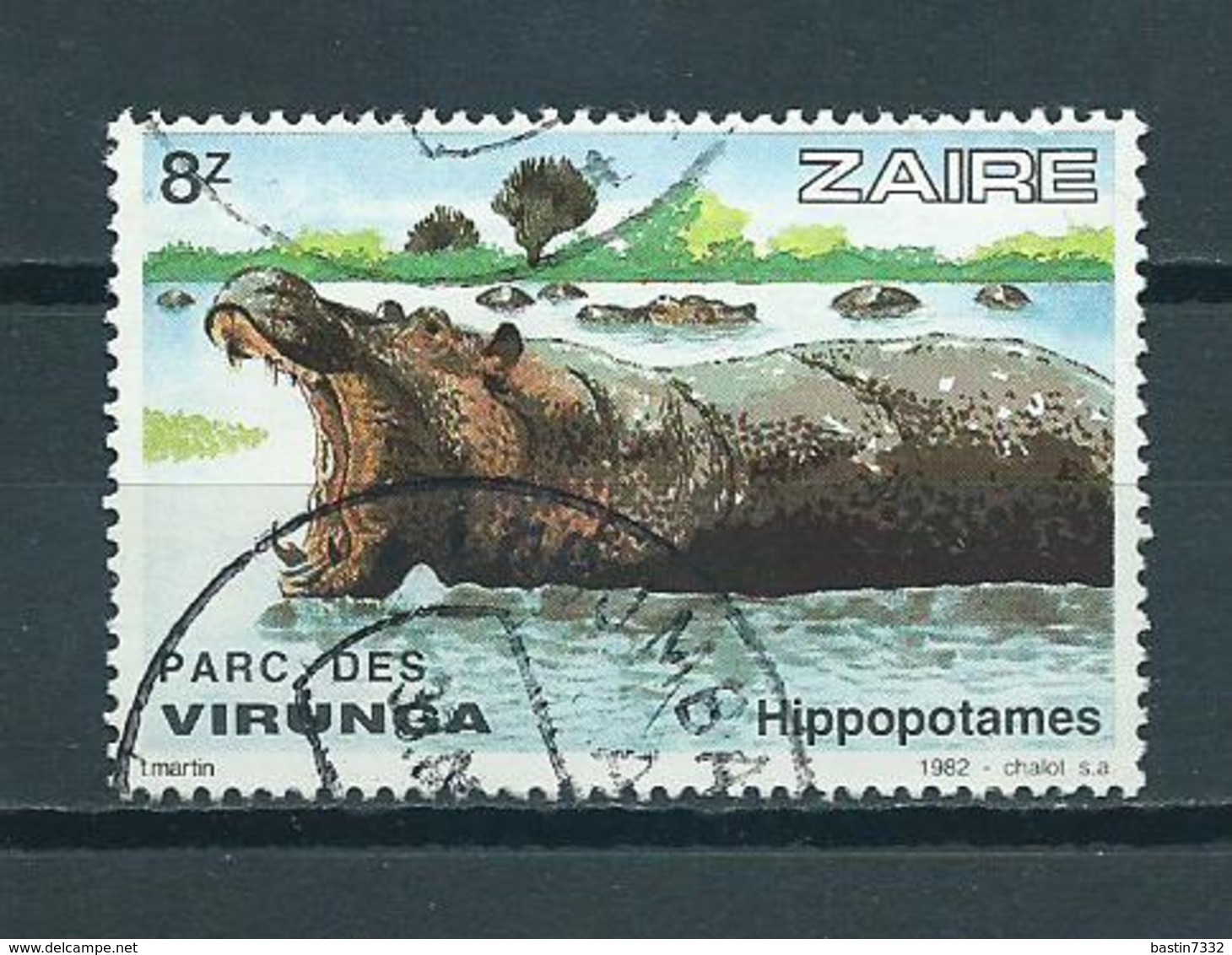 1982 Zaïre Hippopotames Used/gebruikt/oblitere - Gebruikt