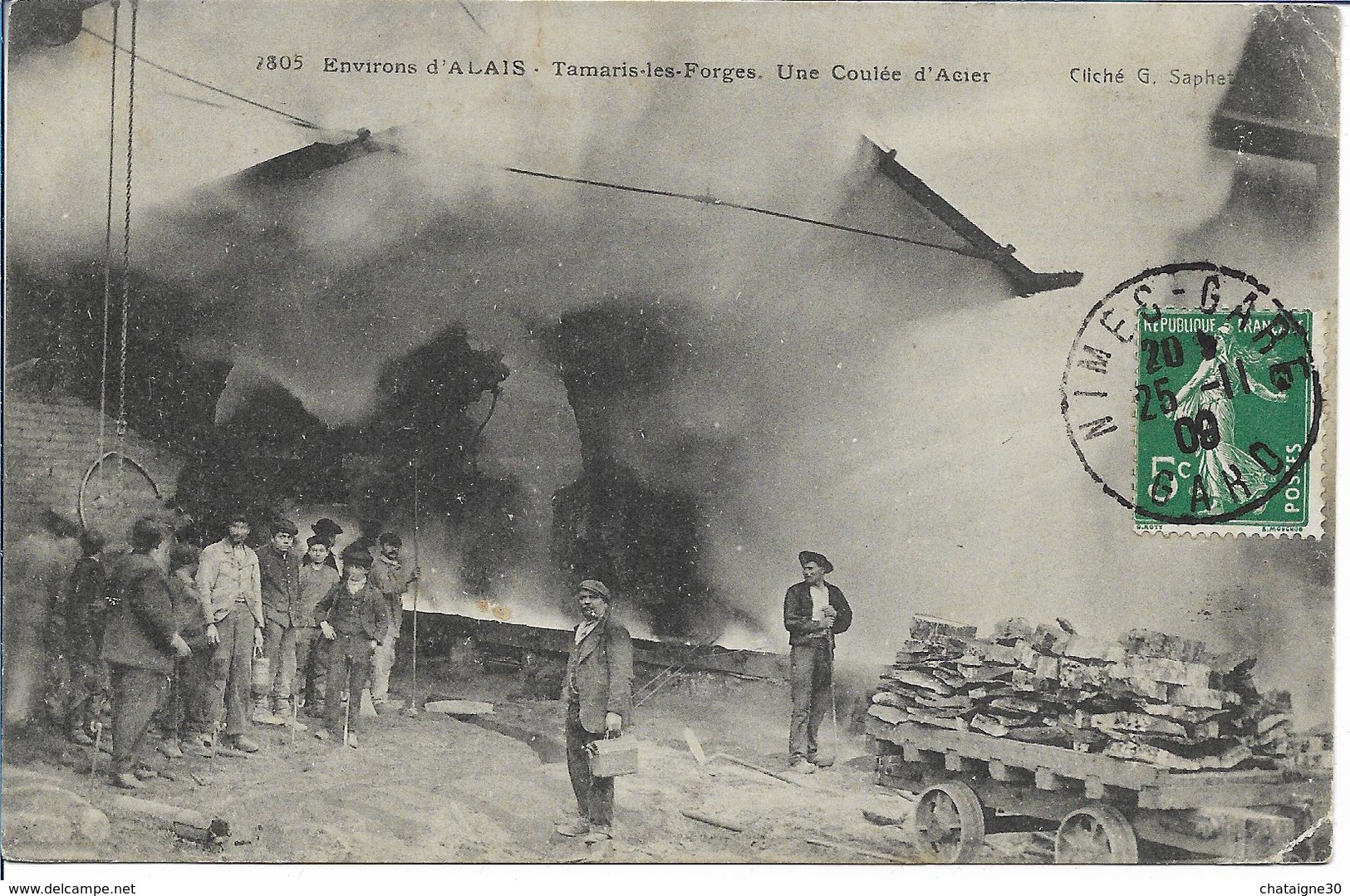 Environs D'Alais - Tamaris Les Forges - Une Coulée D'Acier - Alès