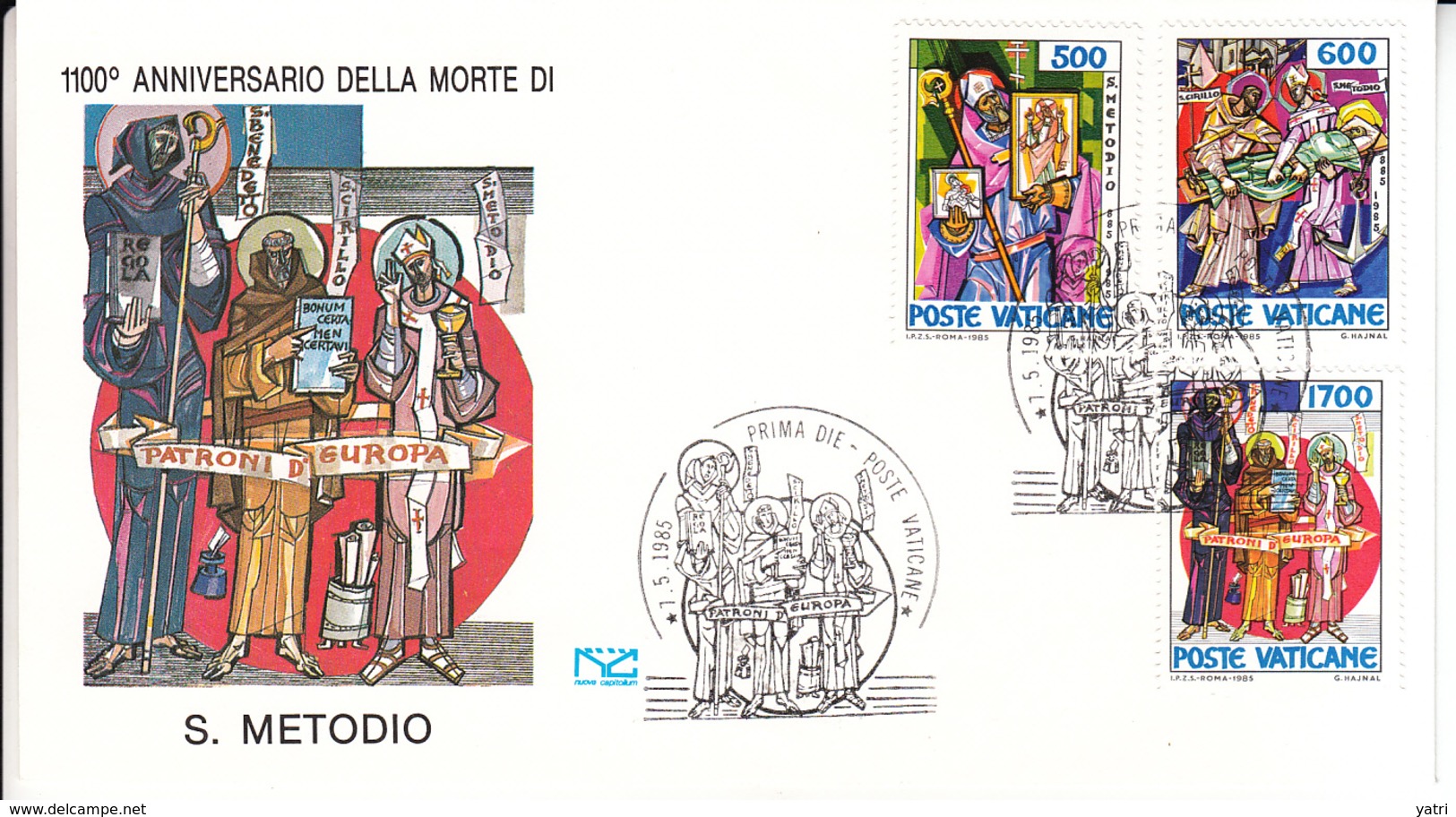 Vaticano - 1985 - FDC San Metodio - FDC