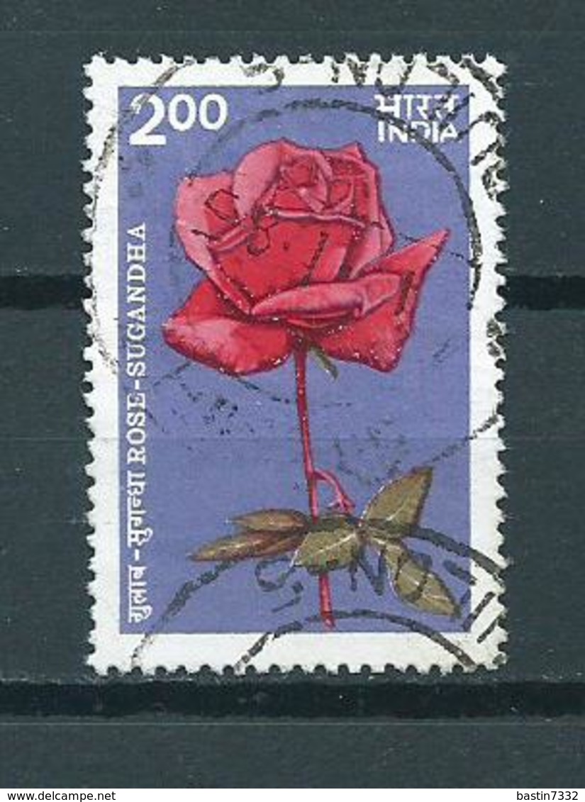 1984 India Roses,rozen Used/gebruikt/oblitere - Gebruikt