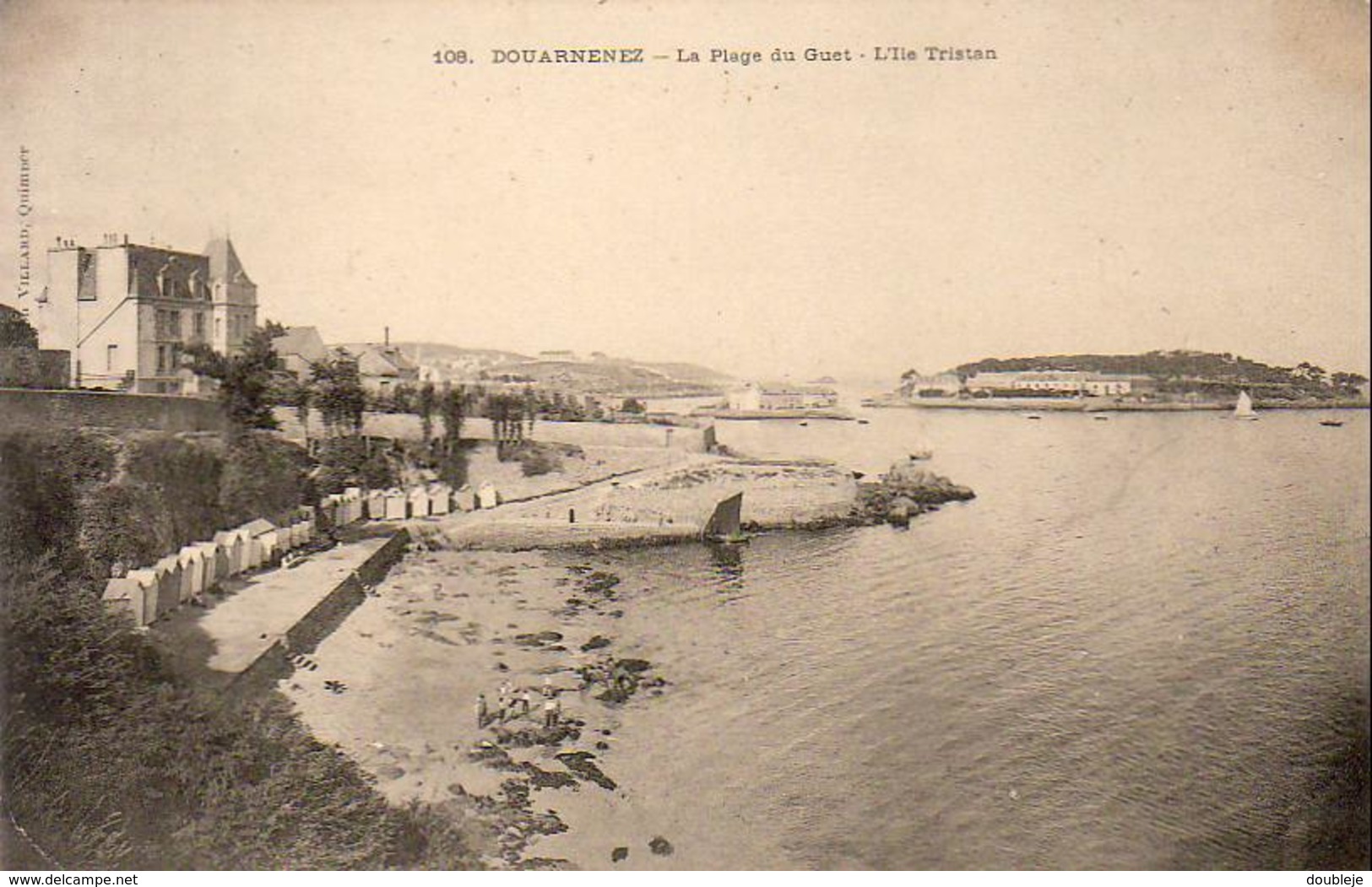 D29  DOUARNENEZ  La Plage Du Guest- L' Ile Tristan  ..... - Douarnenez