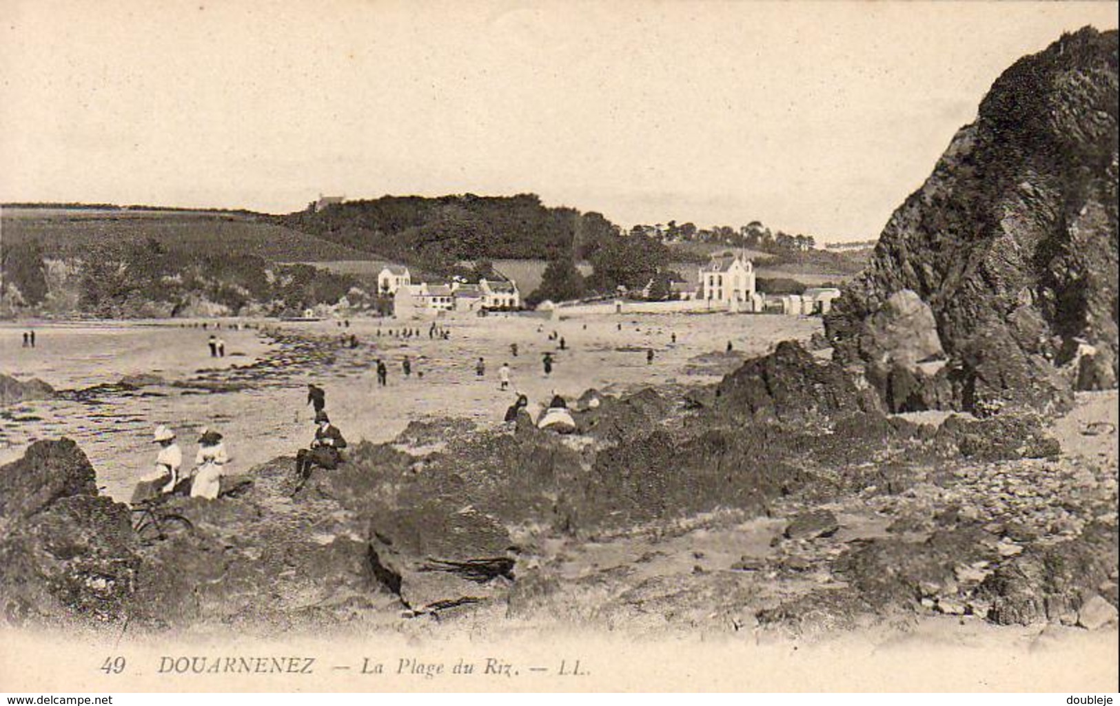 D29  DOUARNENEZ  La Plage Du Riz  ..... - Douarnenez