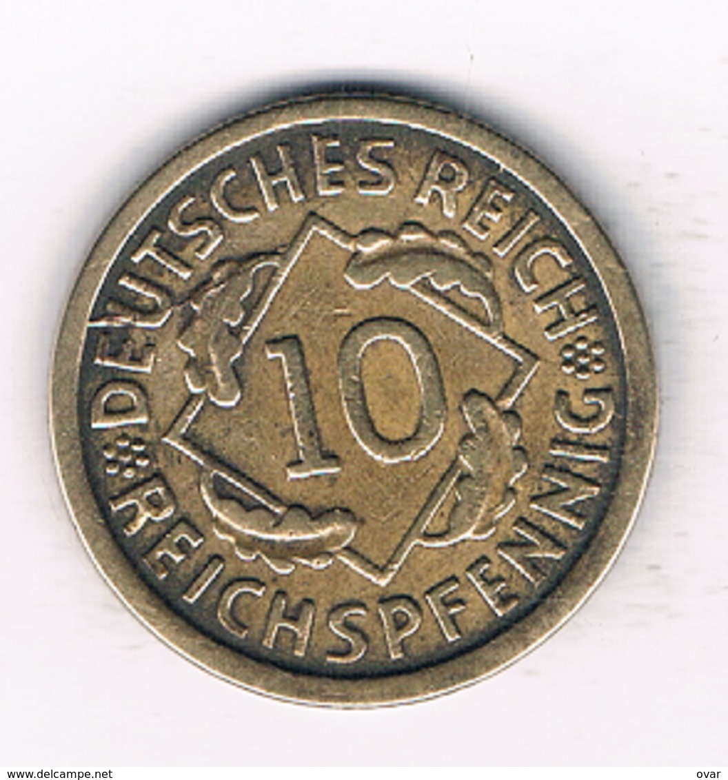 10  PFENNIG 1925  E  DUITSLAND /0875/ - 10 Rentenpfennig & 10 Reichspfennig