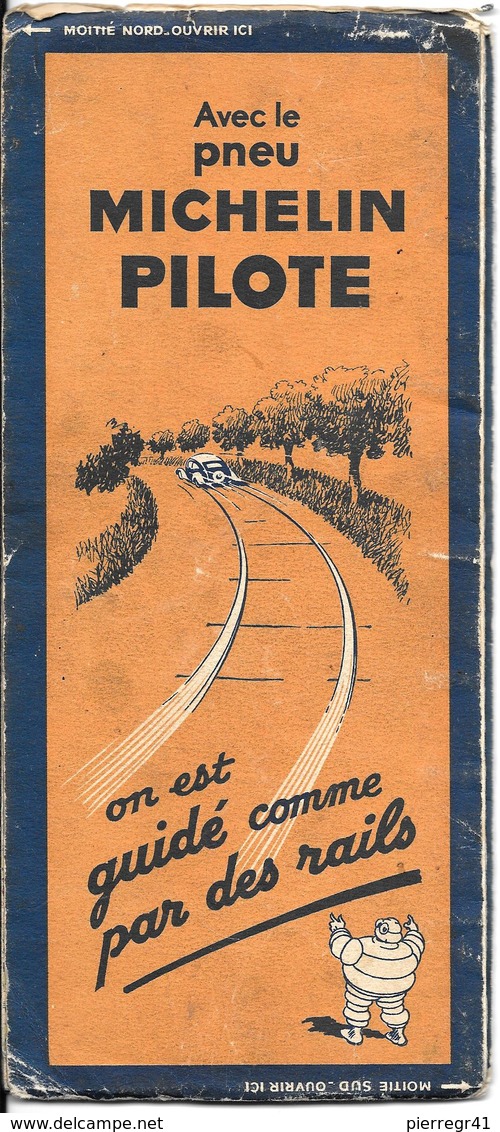 CARTE-ROUTIERE-MICHELIN-N °57-REVISEE1938-VERDUN-WISSEMBOURG-TBE ETAT-Pas De Plis Coupés - Cartes Routières