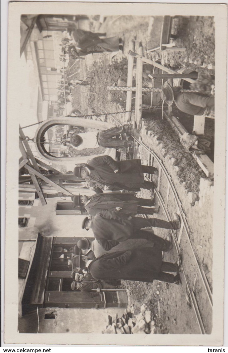 RENNES - Visite De Chantier Place Des Lices  - JEAN JANVIER MAIRE AUTOGRAPHE - CP Photographique Bon Etat (voir Scan) - Rennes