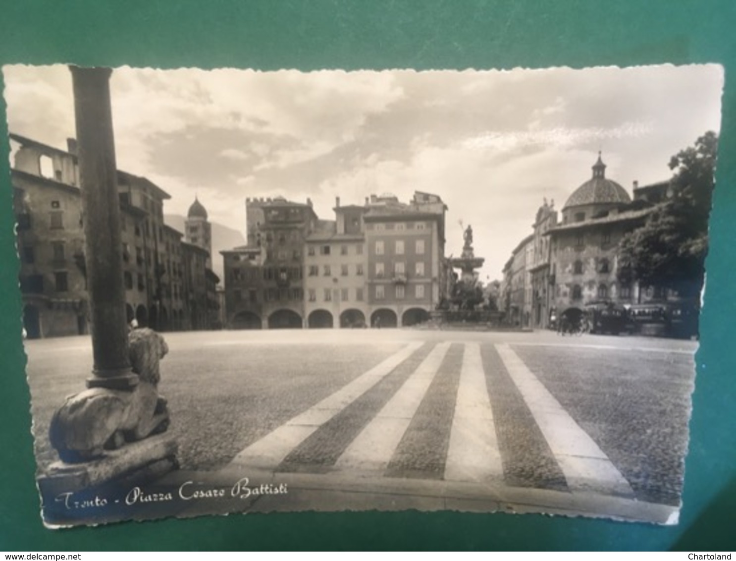 Cartolina Trento - Piazza Cesare Battisti - 1925 - Trento