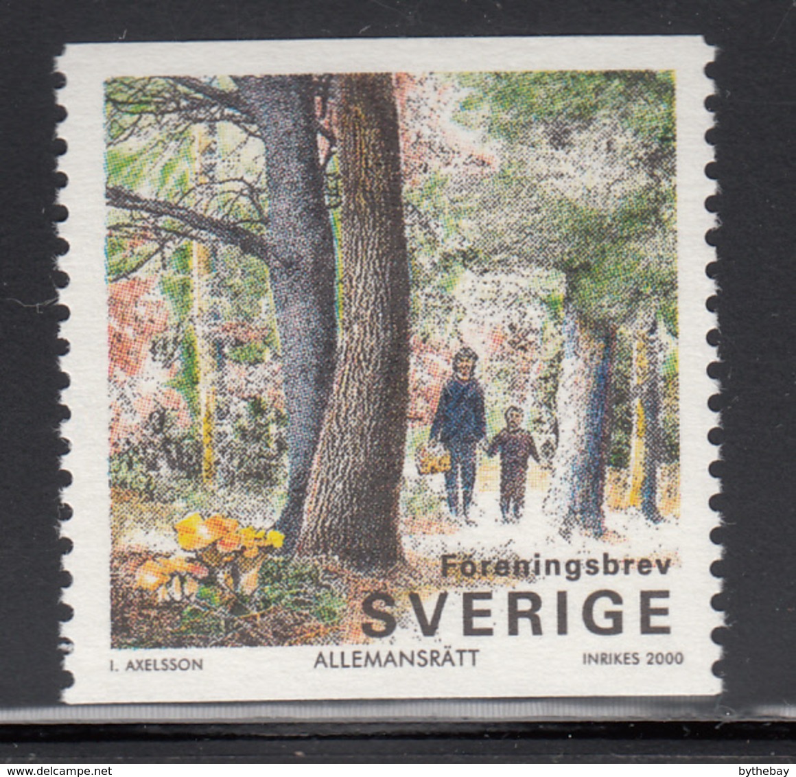 Sweden 2000 MNH Sc #2375 (3.80k) People In Forest - Neufs