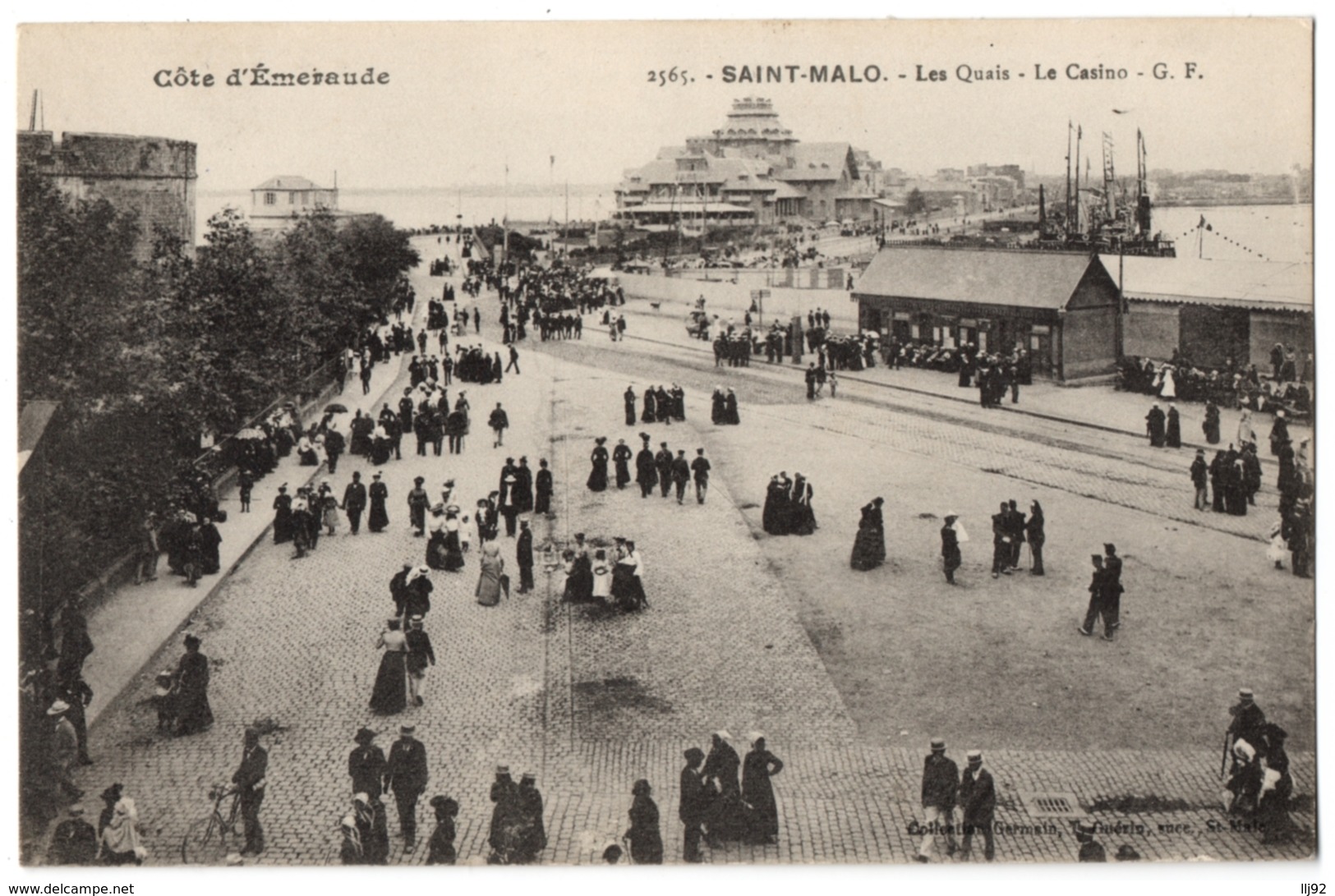 CPA 35 - SAINT-MALO (Ille Et Vilaine) - 2565. Les Quais. Le Casino. G.F. - Saint Malo