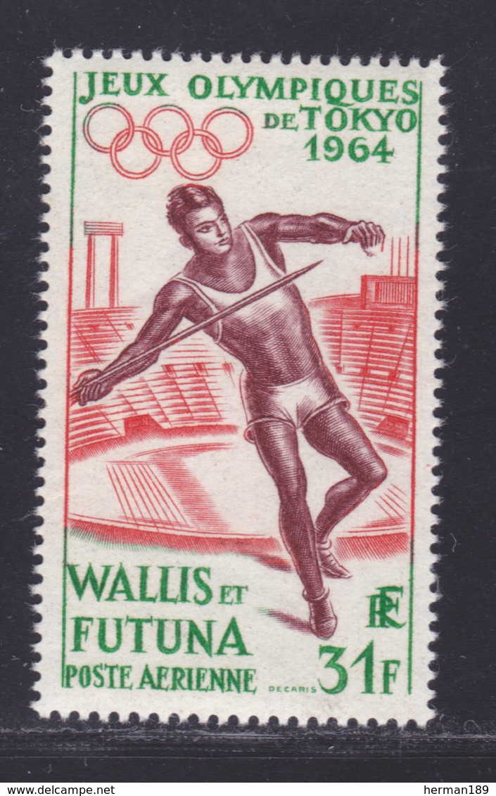 WALLIS ET FUTUNA AERIENS N°   21 ** MNH Neuf Sans Charnière, TB (D8525) Jeux Olympiques De Tokyo -1964 - Neufs