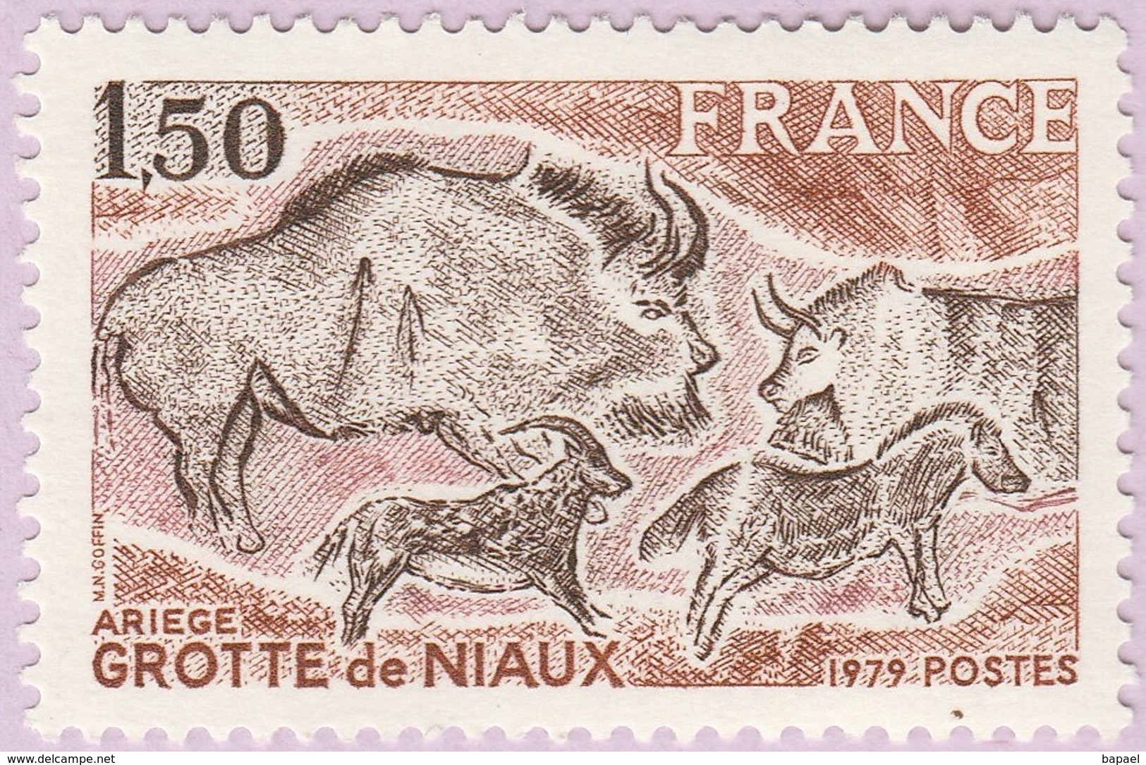 N° Yvert & Tellier 2043 - Timbre De France (Année 1979) - MNH - Grottes De Niaux - Unused Stamps