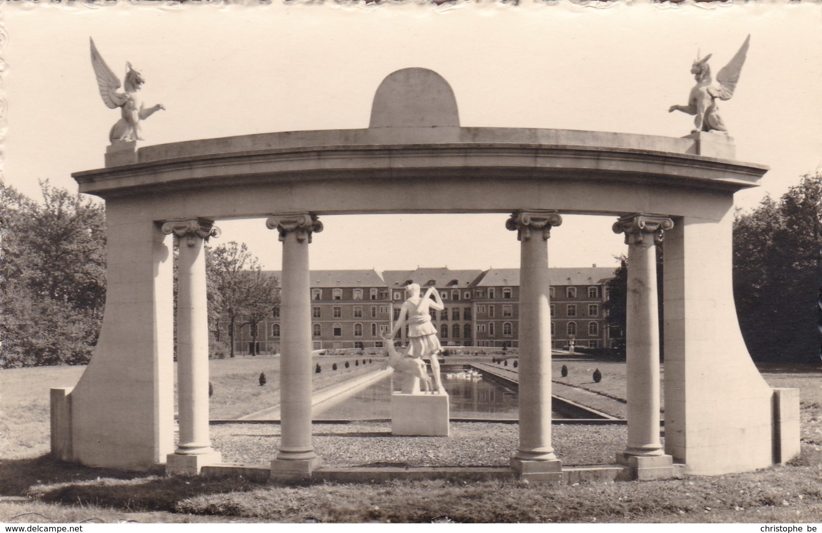 Gent, Maria Middelares, Geneeskundige Kliniek, De Kliniek Van Uit Het Park, Achtergevel (pk54853) - Gent