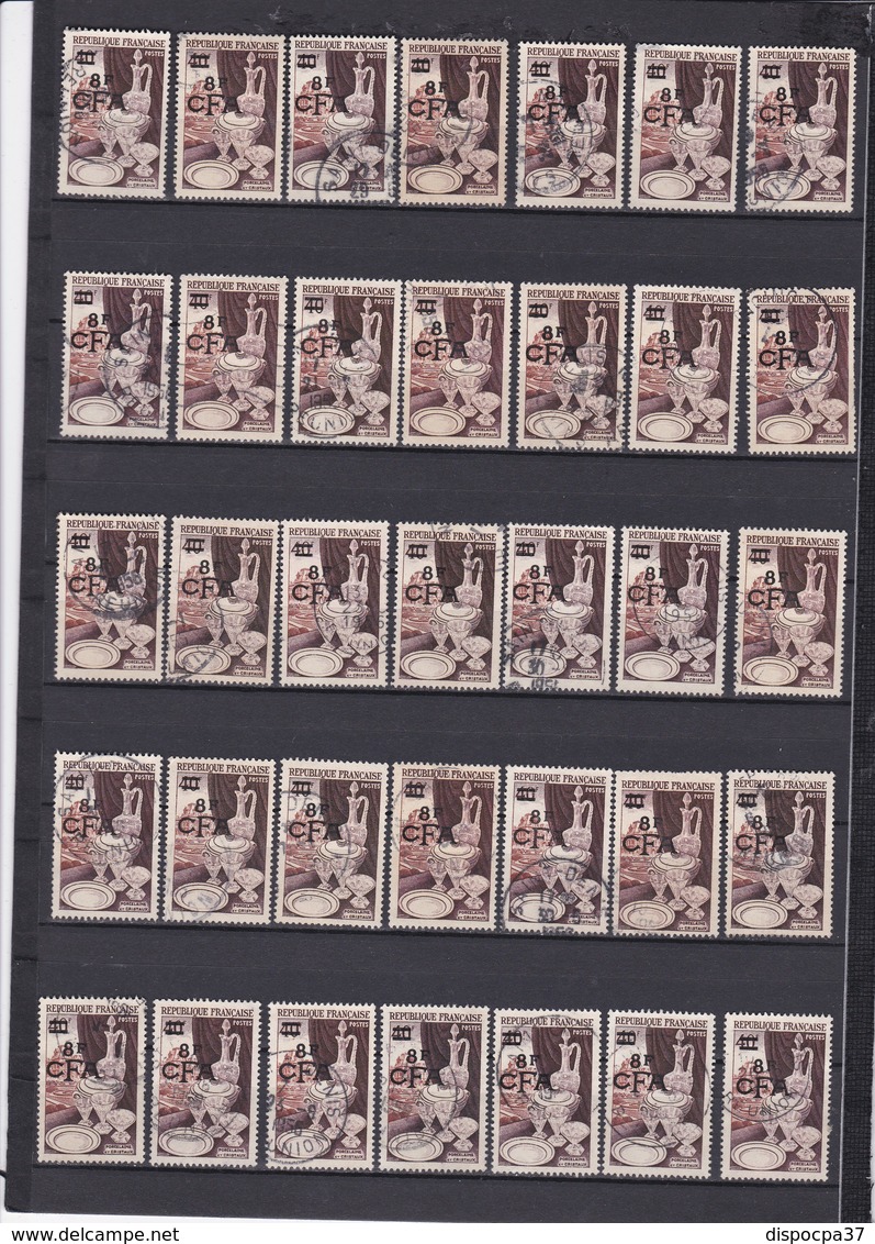 VRAC  DE 473 TIMBRES - FRANCE / REUNION -  Oblitérés - Scans 11 Pages- COTE TOTALE =350€ à 10% De La Cote - Mezclas (max 999 Sellos)