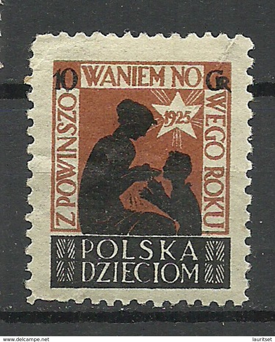 POLEN Poland 1925 Charity Wohlfahrt * - Labels