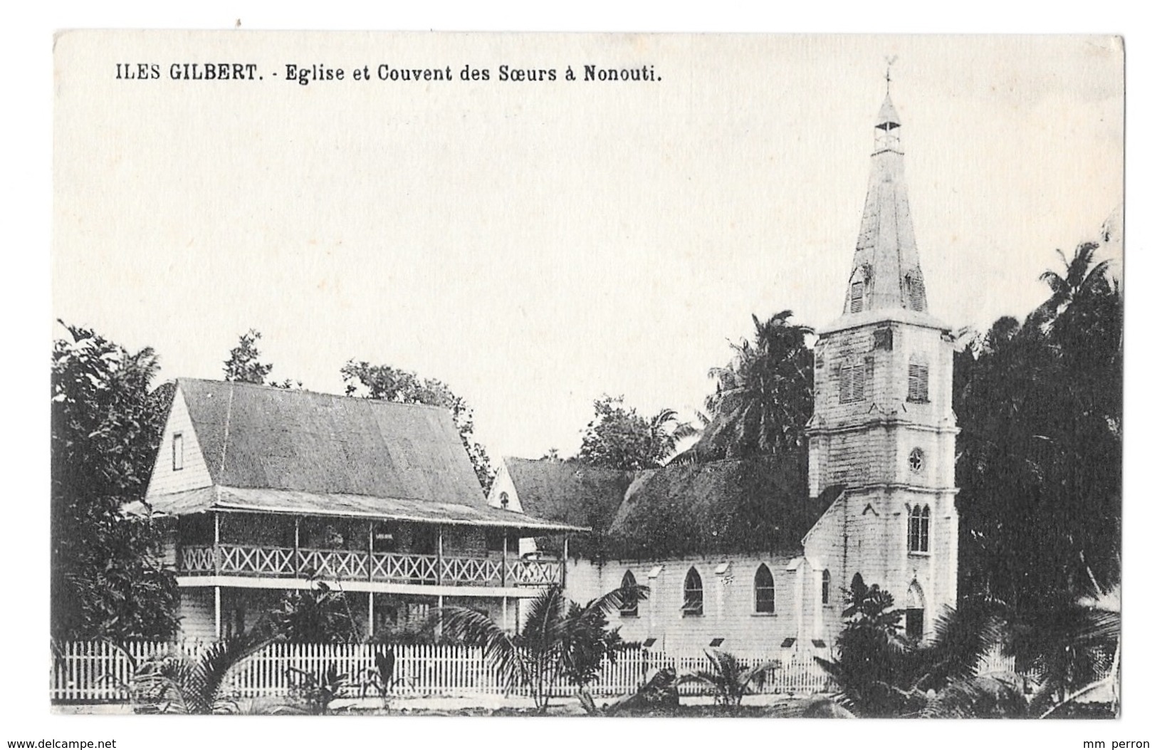 (23084-00) Iles Gilbert - Eglise Et Couvent Des Soeurs à Nonouti - Micronesië
