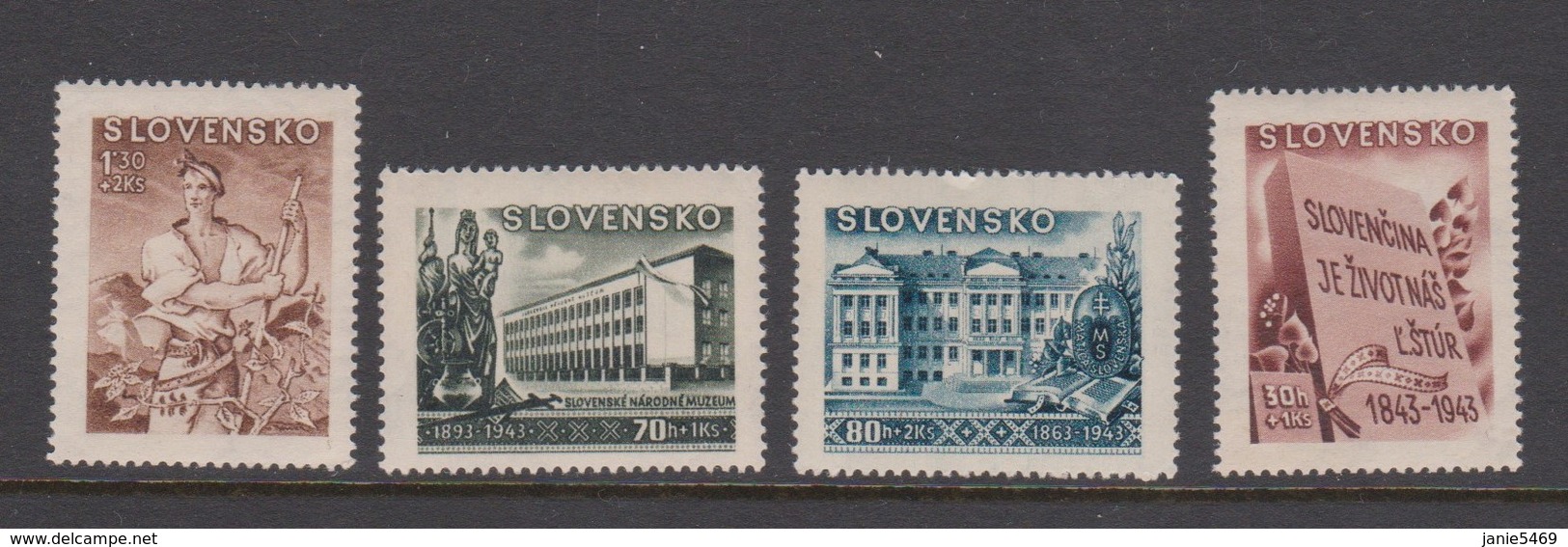 Slovakia 1943 CulturalInstitution,mint Nevrer Hinged - Ungebraucht