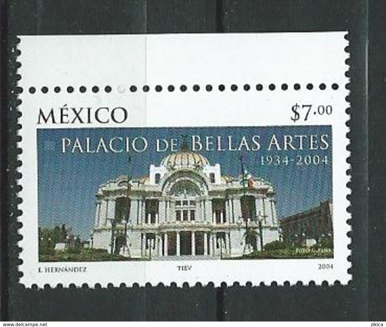 Mexico 2004 The 70th Anniversary Of Palace Of Arts.Architecture/Buildings. MNH - Messico