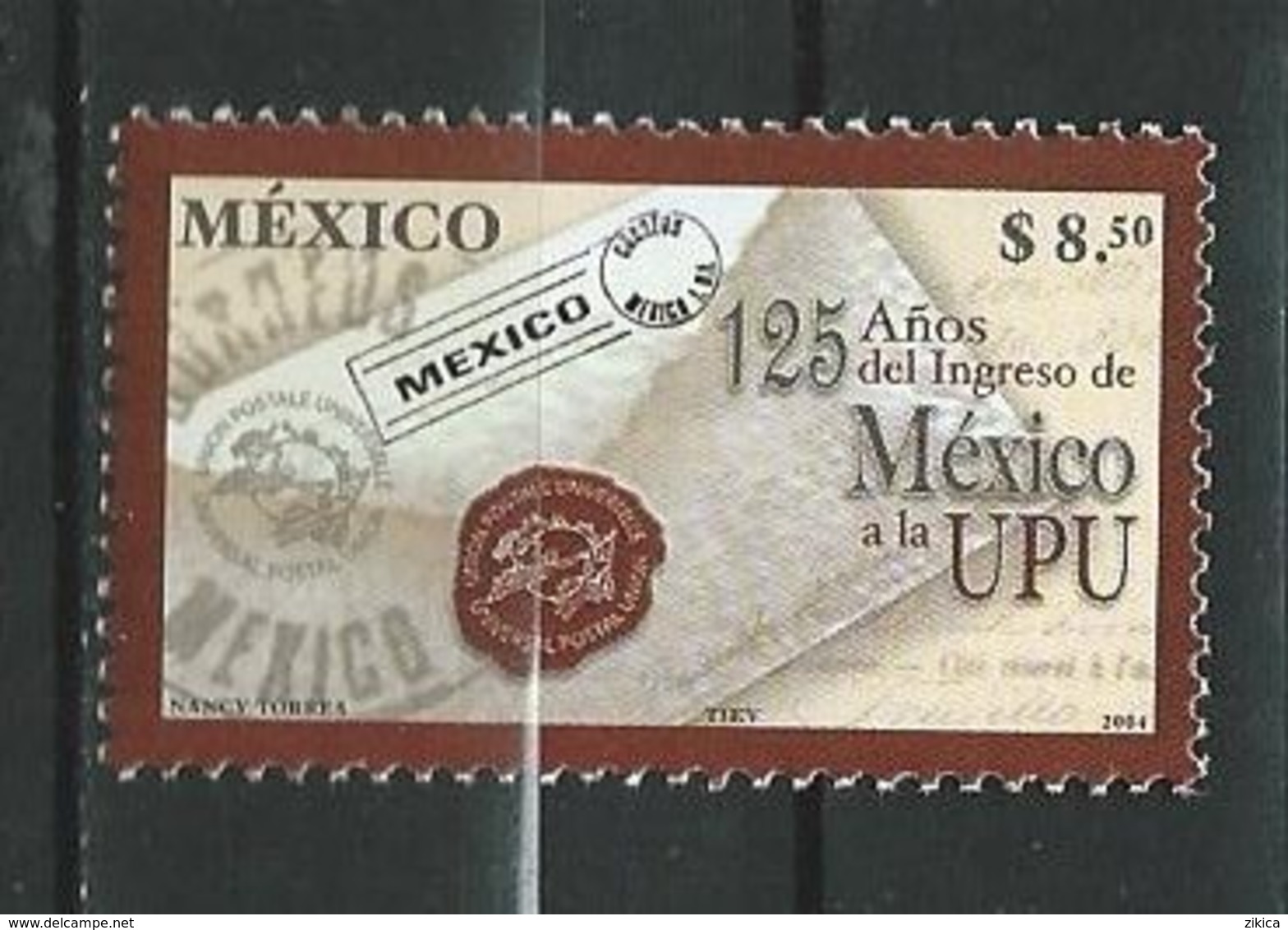 Mexico 2004 The 125th Anniversary Of Universal Postal Union Membership. MNH - Messico